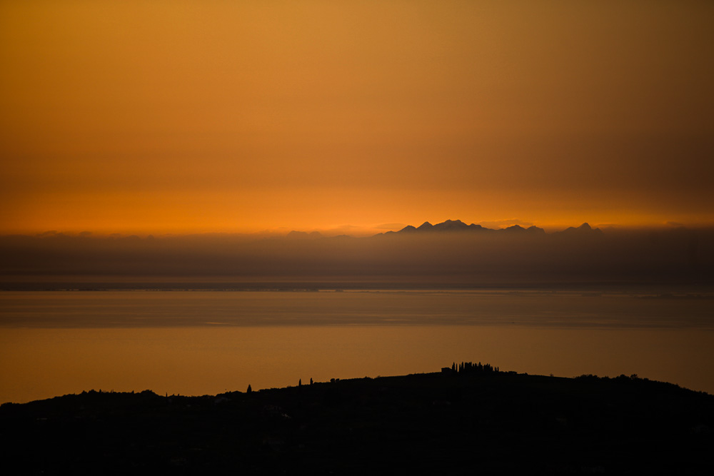 Zamegljene alpe